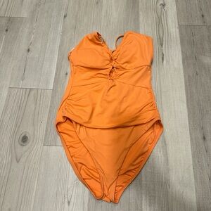 Orange Kids One Piece Swimsuit